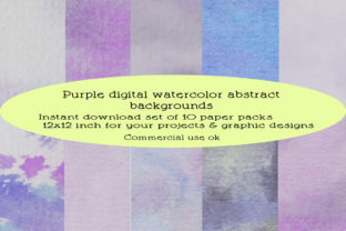 Purple Watercolor Backgrounds
