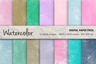 Watercolor Digital Papers, Background