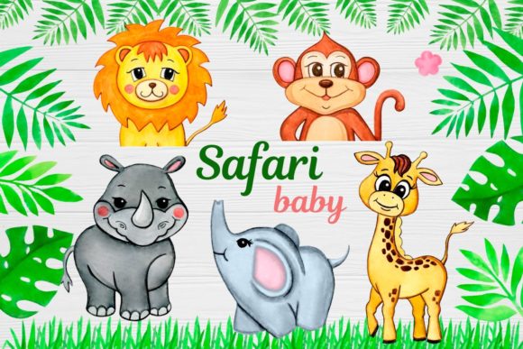 Watercolor Safari Animals Clipart: A Designer's Review